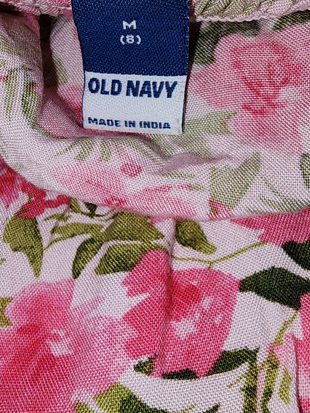 Old Navy Pink Floral Sundress for Girls Sz M(8)